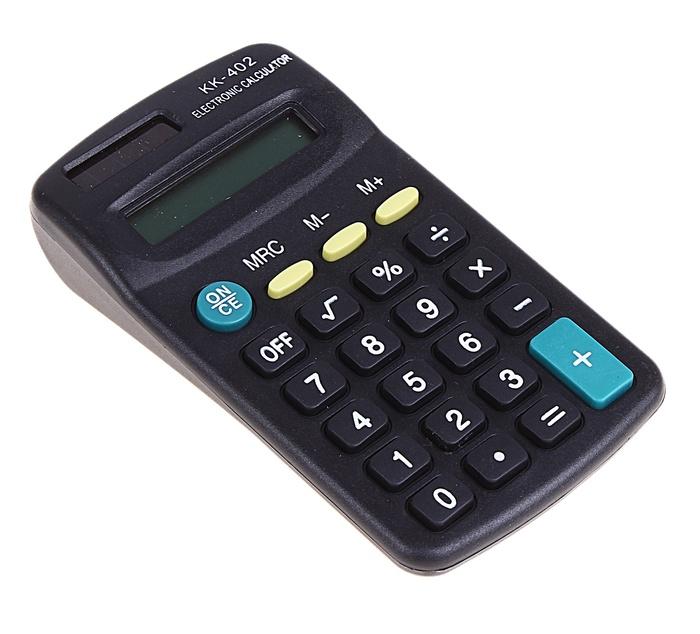 Калькулятор 8разр. KK-402 карм двойное питание
