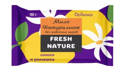 Мыло Fresh nature 90г. Лимон и ромашка (24)