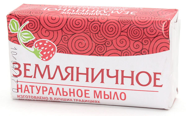 Мыло Ординарное 160г. Земляничное бум.уп. (72)