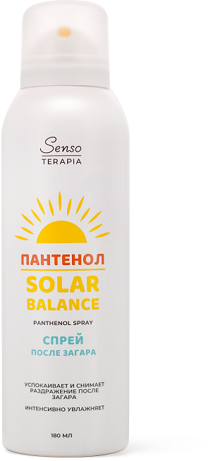 Спрей после загара Senso terapia 180мл. solar balance Пантенол