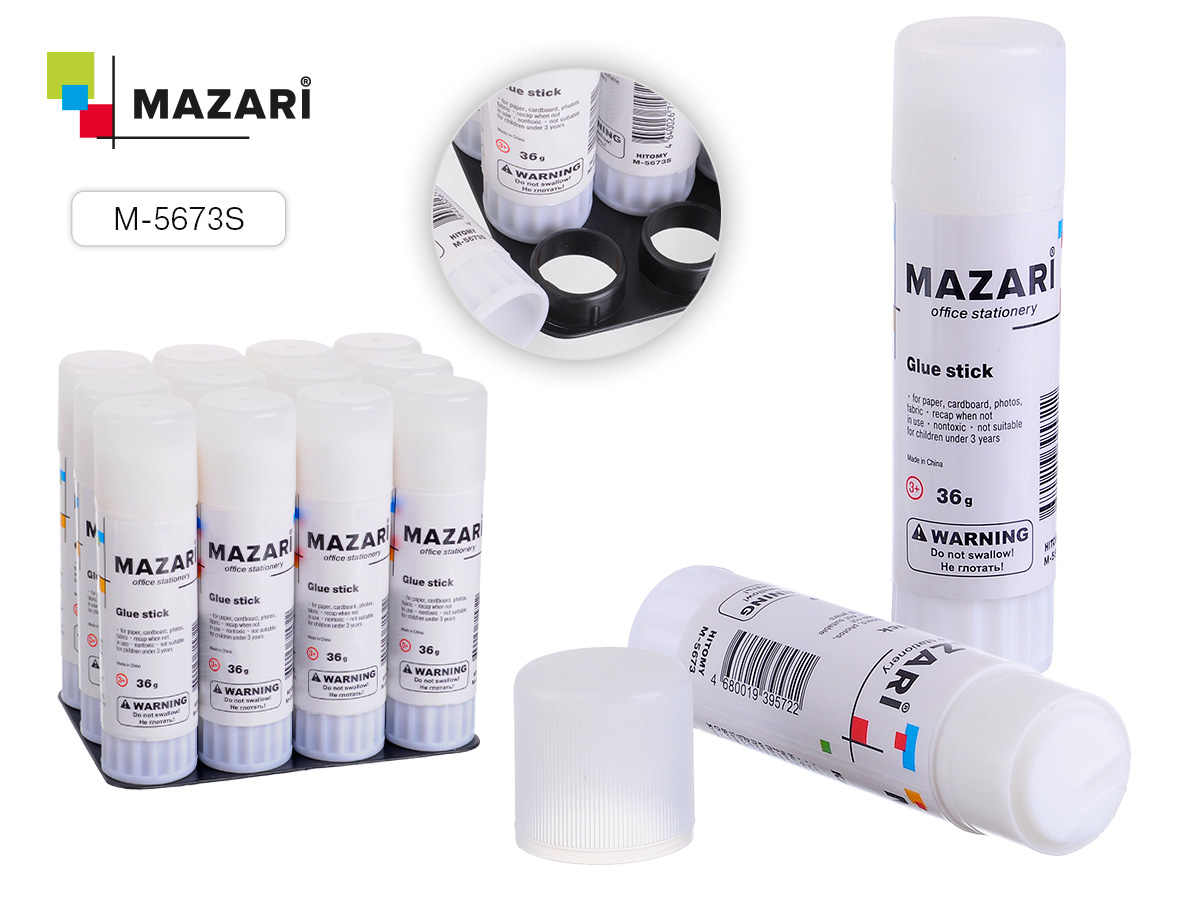Клей карандаш 36 гр. Mazari Hitomy (12)