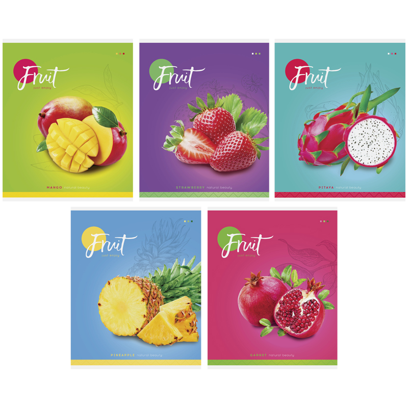 Тетрадь 48л. КЛ. ArtSpace Фрукты. Colorful fruits
