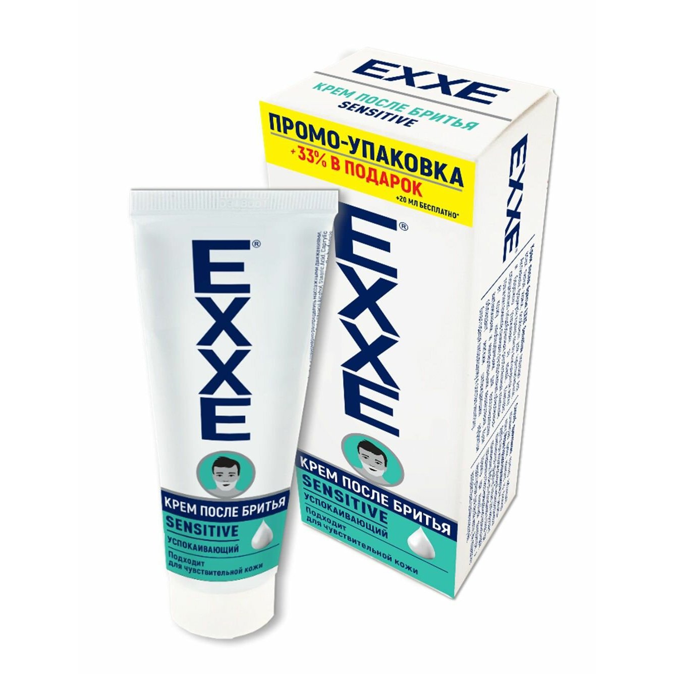 Крем п/бритья EXXE 80мл. Sensetive 6329 (15)