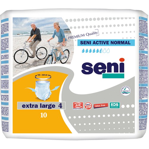 Подгузн.-трусики Seni Active Normal Extra Large 10шт.(№4)