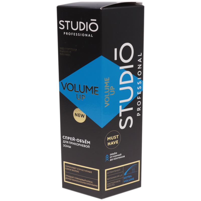 Спрей д/волос Studio 200мл. Объем для прикорневой зоны**