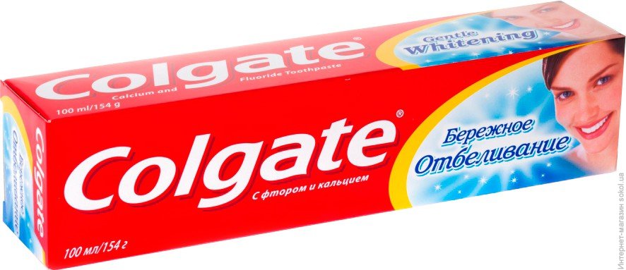 Зубн.паста Colgate 100мл. Бережное отбеливание (48)