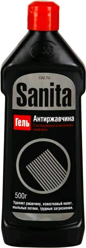 Ср-во Санита 500мл. гель Антиржавчина (12)