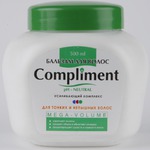 Бальзам Compliment 500мл. Mega-Volume д/тонких и поврежденных волос
