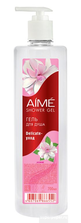 Гель для душа AIME 700мл. Delicate-уход