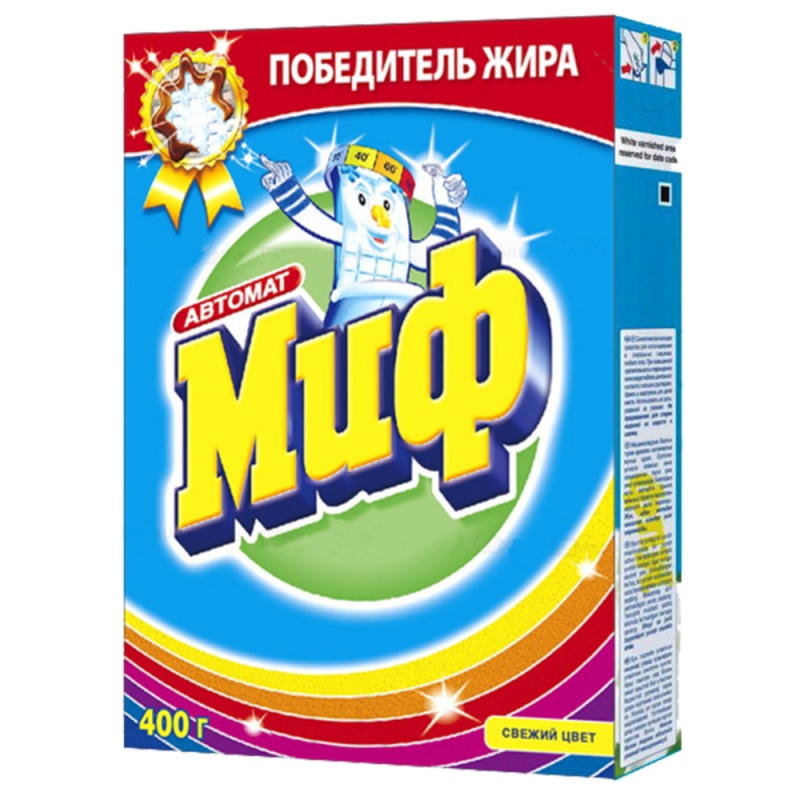 Стир.порошок МИФ авт. 400гр. 3в1 Свежий цвет (11)
