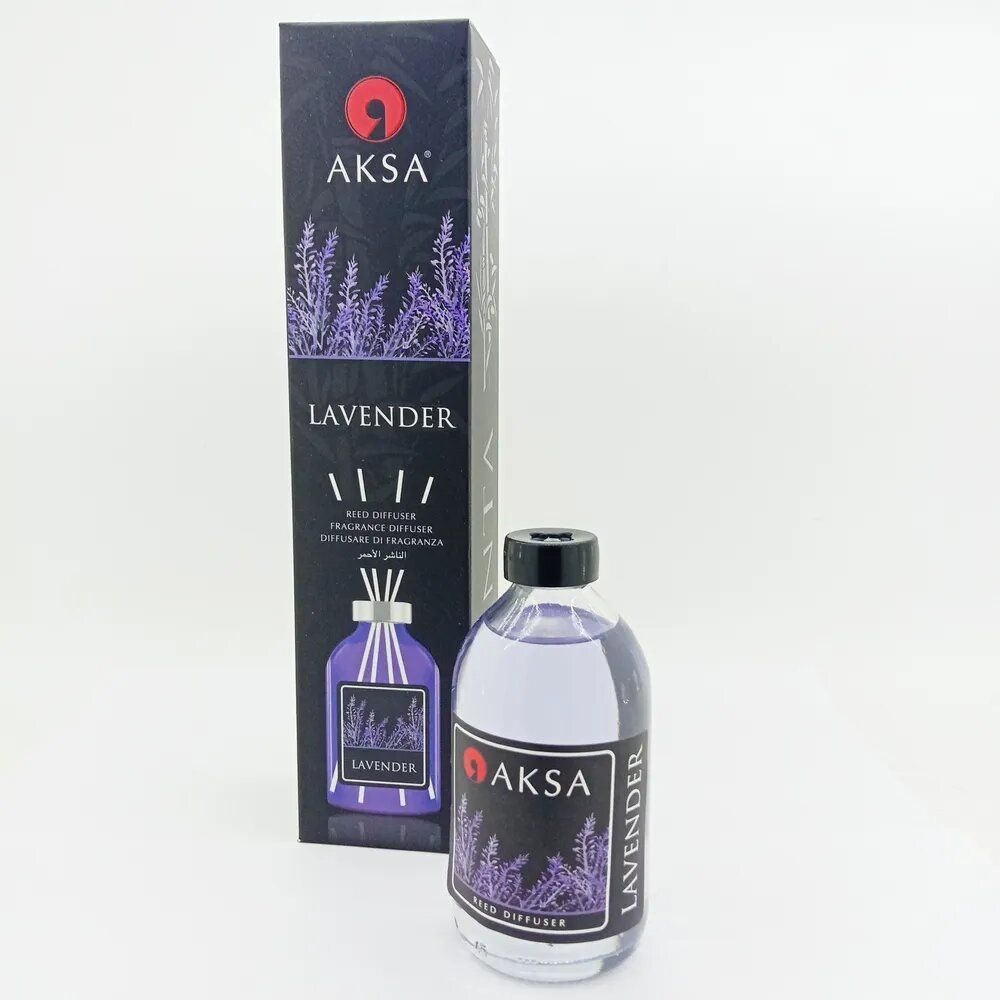Освежитель воздуха AKSA 100мл. Диффузор Лаванда