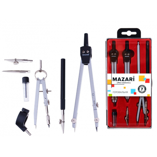Готовальня Mazari 7пр. Mazari