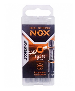 Биты Torx 40*50мм. NOX STRONG (уп.10)