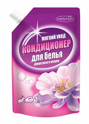 Конд. для белья Вестар 1л. Дикая роза и пачули
