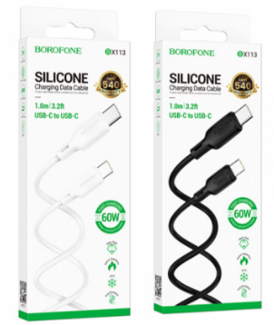 Кабель Type-C Type-C 1м 3A 60W черный BX113 Borofone