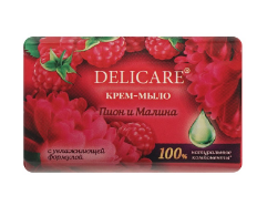 Мыло DELICARE 90г. Sens Care Малина Пион (24)