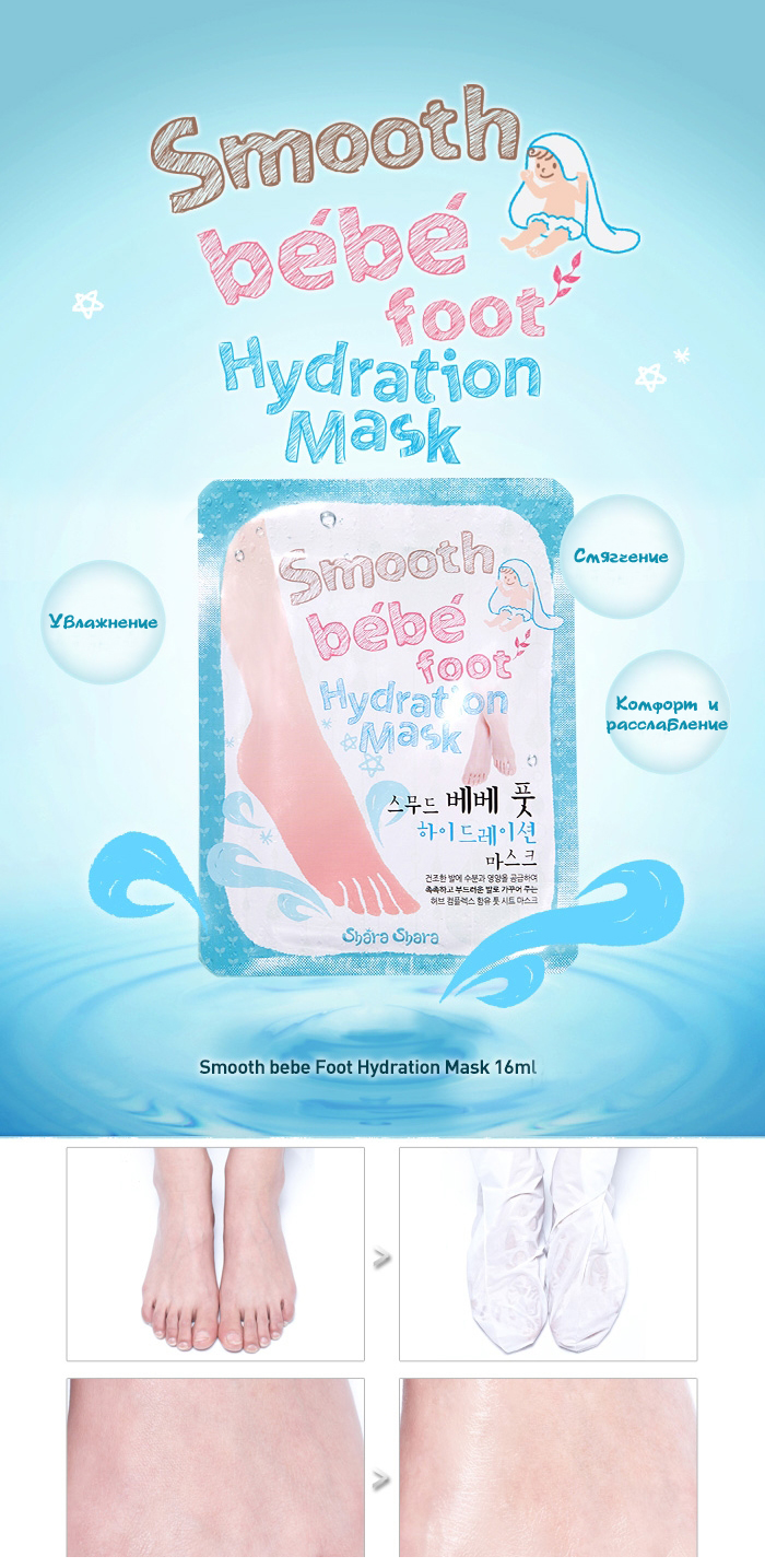 Маска д/ног Fabrik cosmetology Пяточки младенца увлажняющая
