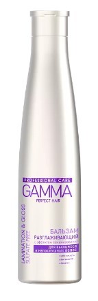 Бальзам Gamma Perfect Hair 350мл. Разглаживающий с эффект.ламинирования