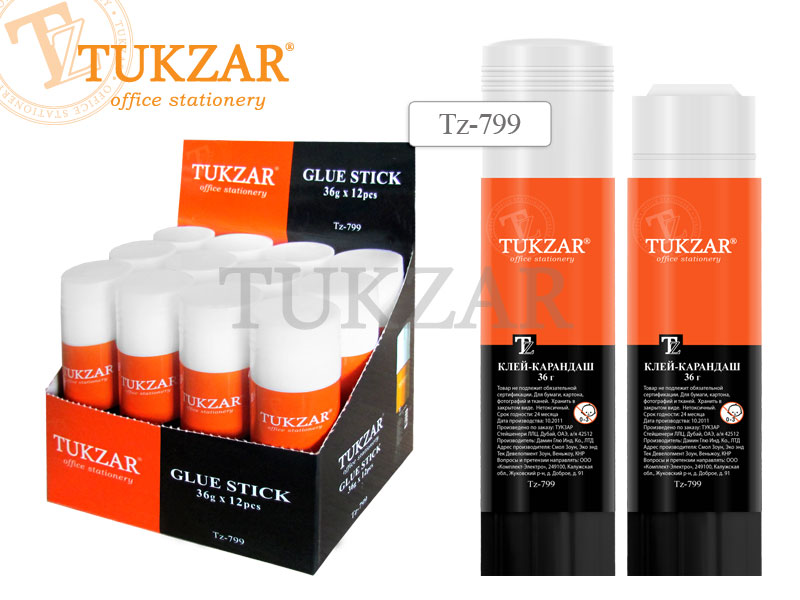 Клей карандаш 36 гр. Tukzar (12)