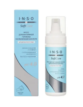 Интим-Мусс INSO 150мл. Soft Care