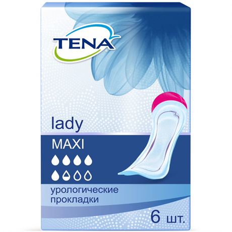 Прокладки Tena Lady урологические Макси 6шт.