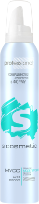 Мусс д/волос S'cosmetic 200мл. Моделирование (24)