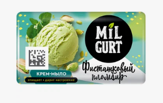 Мыло Весна 90г. Milgurt Фисташковый пломбир (72)