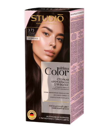 Краска д/волос Studio Ultima Color 3.73 Горький шоколад (8)