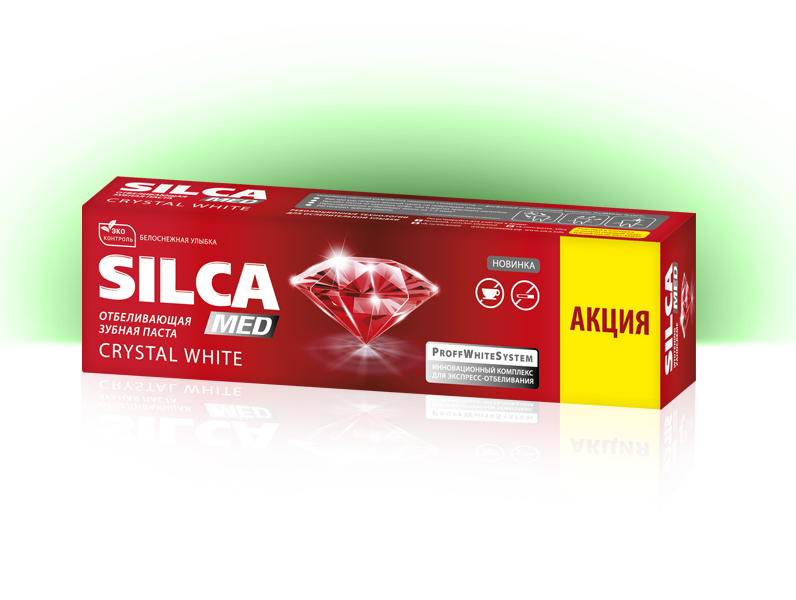 Зубн.паста Силка 100г. Силкамед Crystal White