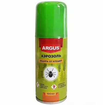 Дихлофос-репеллент Argus 100мл. Антиклещ (24)