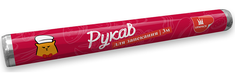 Рукав для запекания 3м. УфаПак с клипсами (28)