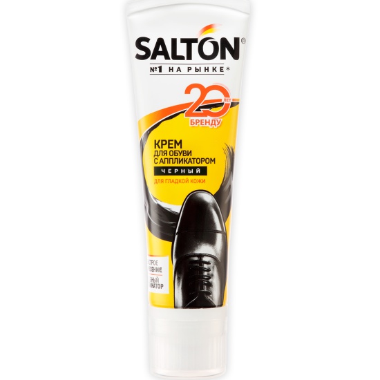 Крем для обуви Salton 75мл. черн. с аппликатором