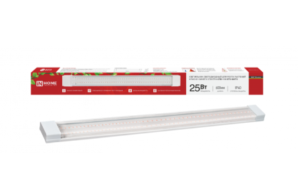 Светильник ASD/inHome св/д 25W 37.5мкм/с 600*65*25 д/растений СПБ-110-ФИТО