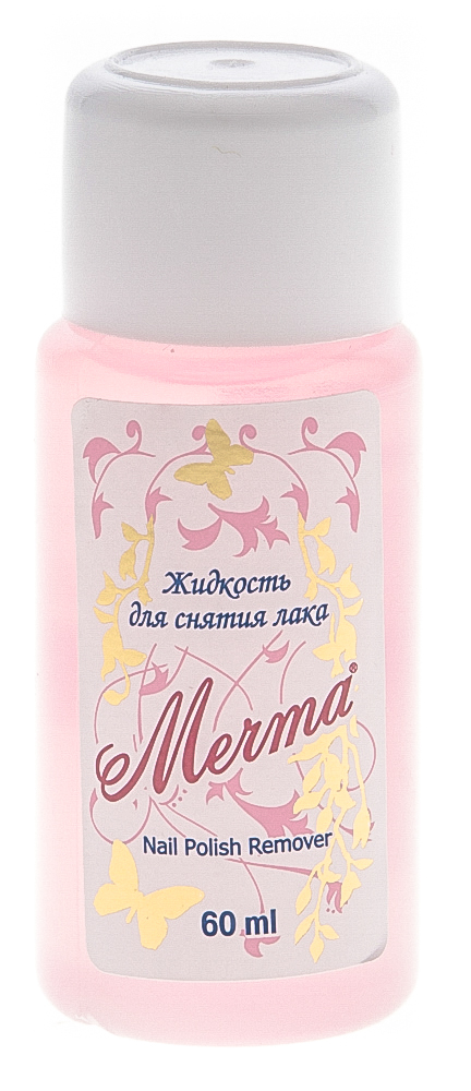 Жидкость д/снятия лака Мечта 60мл. с ацетоном ПЛАСТИК (35)