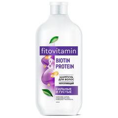 Шампунь fitovitamin 490мл. BIOTIN & PROTEIN укрепляющий