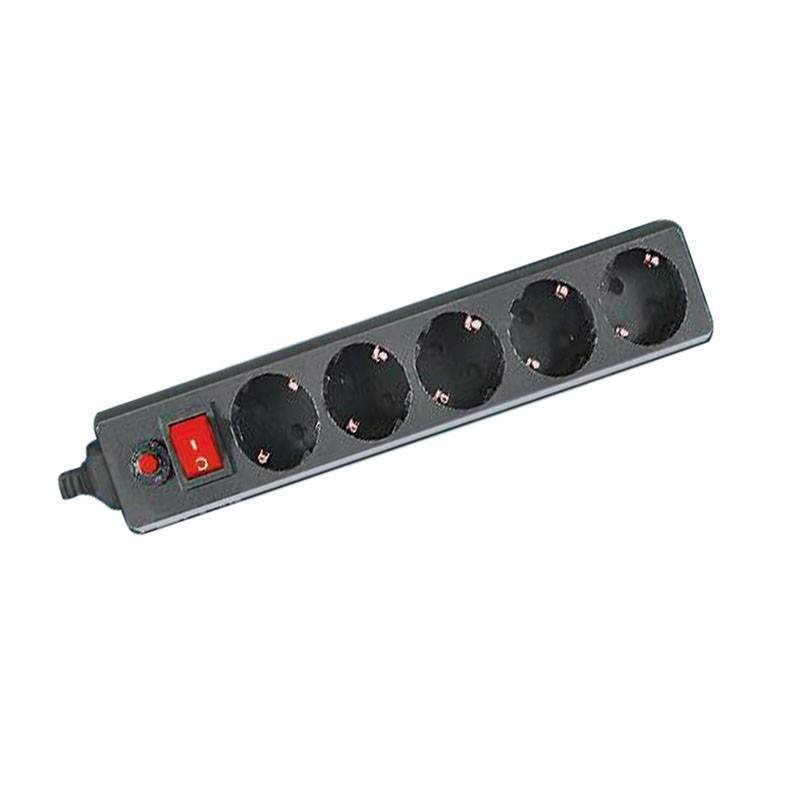 Сетевой фильтр General ПВС 3x1 5-Роз. 3м./черный