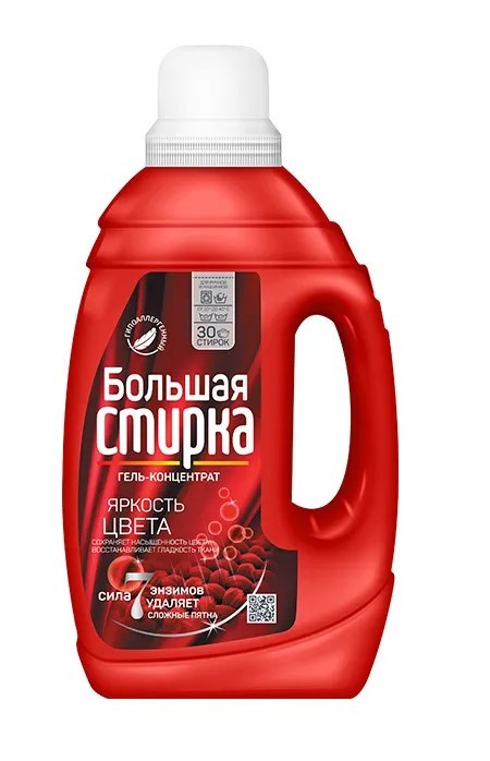Стир.гель Большая стирка 1.2л. Color 22910 (6)