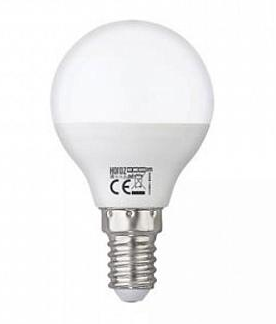 Лампа светодиодная HOROZ G45 E14 10W(1000lm) 3000K шар ELITE-10 (100)