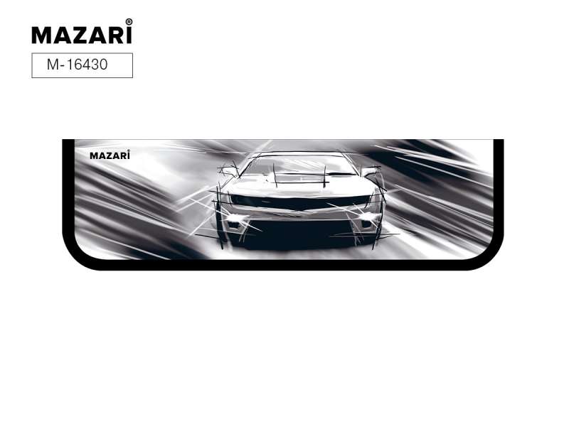 Пенал д/кистей Mazari 270*90мм. Black-white picture
