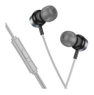 Гарнитура вакуумная HOCO M122 Metal Grasy 1.2м.