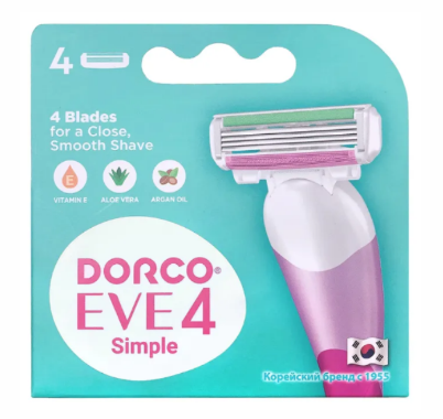 Кассеты Dorco EVE shai Reina 4