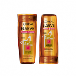 Шампунь Loreal Elseve 400мл. Роскошь 6 масел+бальзам 200мл.