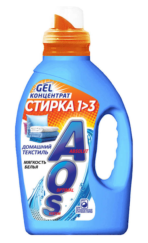 Стир.гель AOS 1,3л. Домашний текстиль