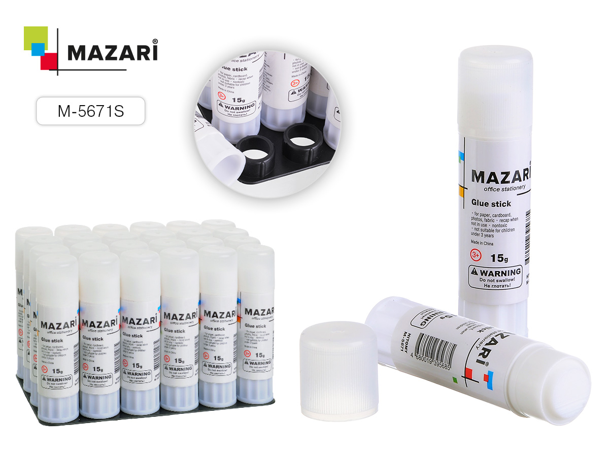 Клей карандаш 15 гр. Mazari Hitomy (24)