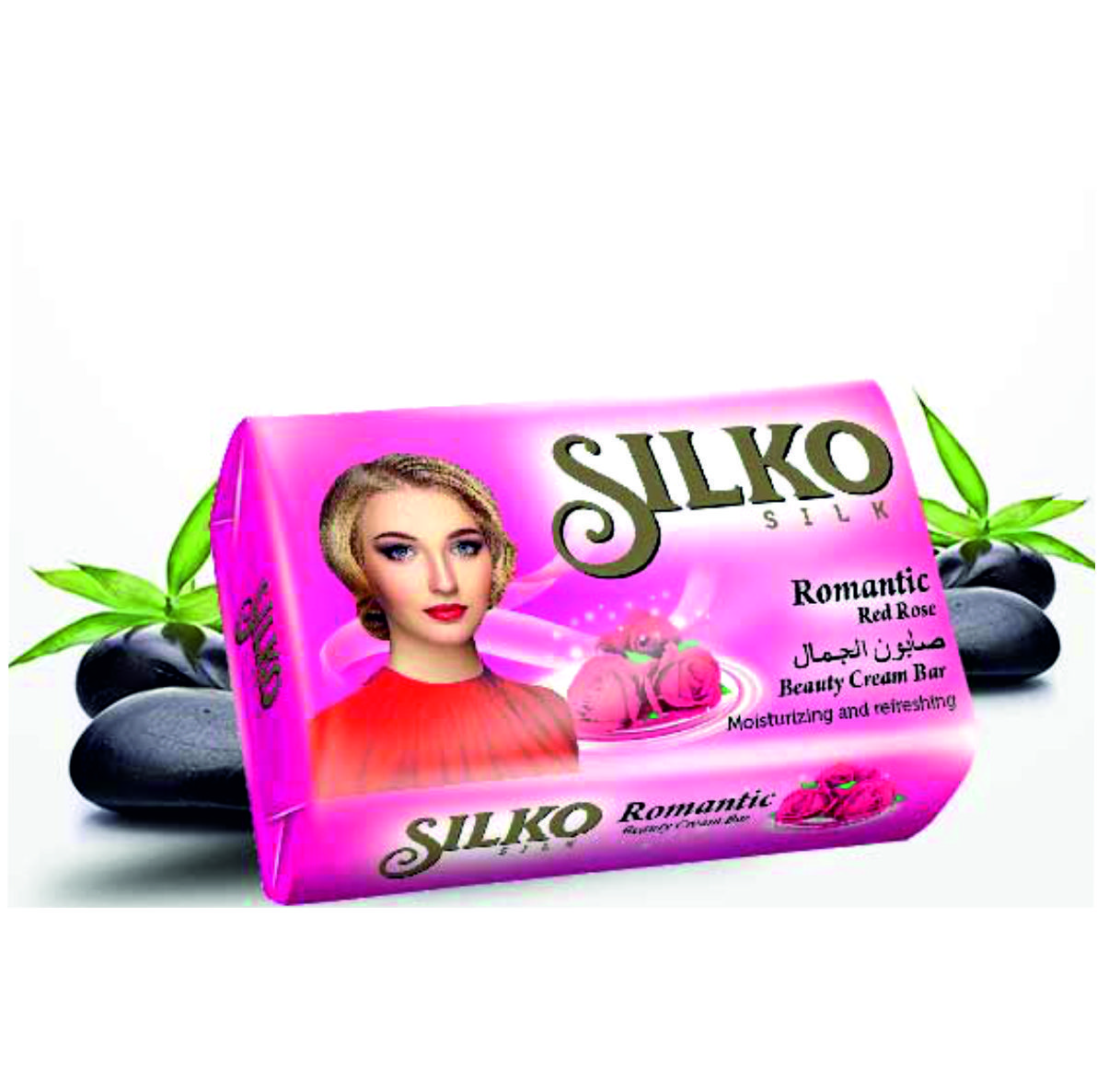Мыло Silko Silk 140г. Красная роза (уп.6)