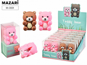 Точилка 1отв. Mazari Teddy bear (24)
