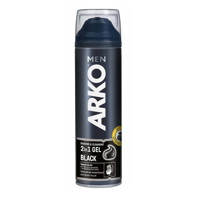 Пена д/бритья АРКО 200мл. Black (24)
