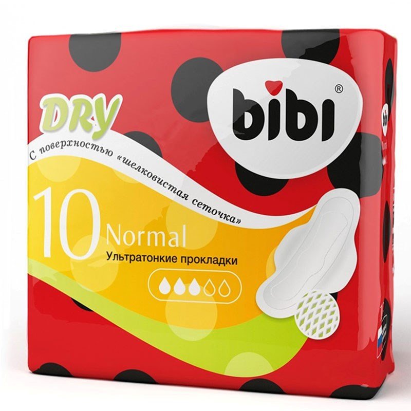 Прокладки BiBi Normal Dry 10шт.