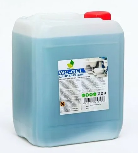 Ср-во Eco Line 5л. WC-gel Санитарный ***