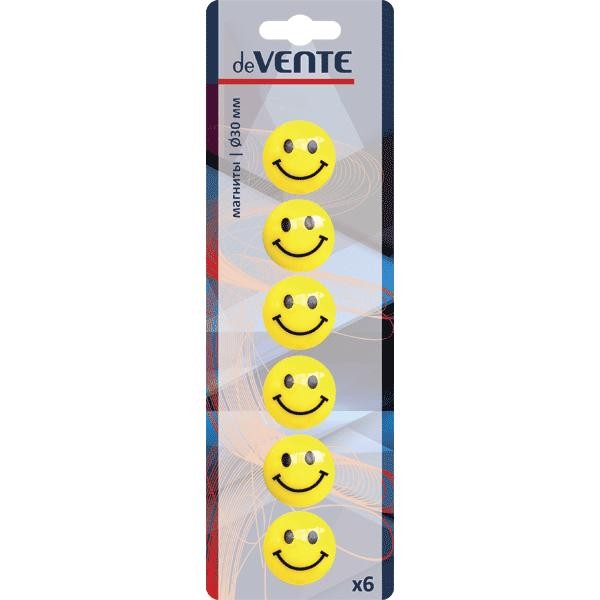 Магниты 3 см (6шт)  DeVente Smile